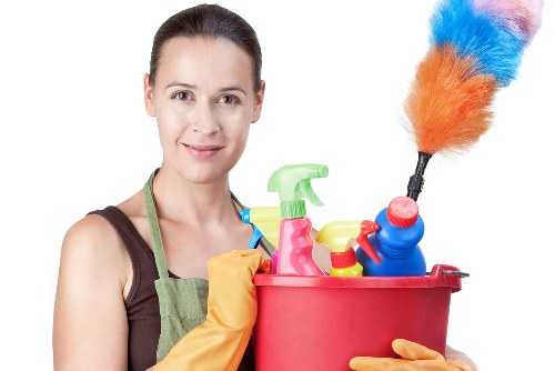 Detailed kitchen cleaning during an end of tenancy clean