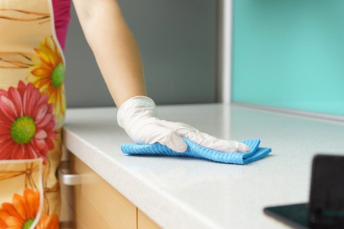Team clearing furniture and household items before an end of tenancy clean