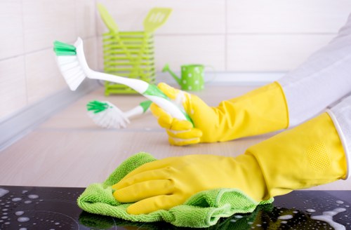 Thorough move-out cleaning service for a residential property interior