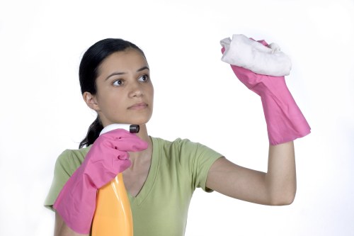 Professional end of tenancy cleaning team finishing a safe and organised job
