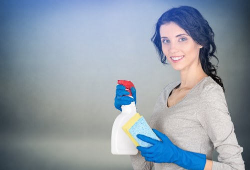 Low-carbon van used for sustainable end of tenancy cleaning